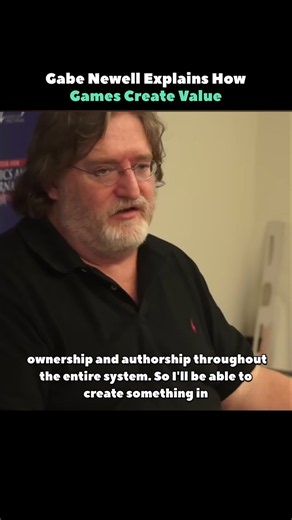Gabe Newell Explains How Games Create Value #shorts #linux #valve #steam #programming #coding
