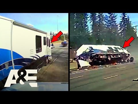 Road Wars: Trucks, Trains & Violent Crashes *Compilation* Top 8 Moments | A&E