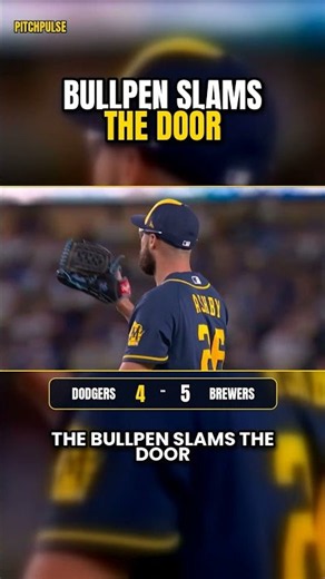 How the Brewers Swept the Dodgers in Four Games #dodgers #brewers #shoheiohtani #baseball #mlb #yt