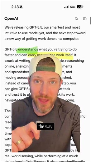 GPT-5.5 is here 🤯 Full-task AI in ChatGPT & Codex. #ChatGPTPartner