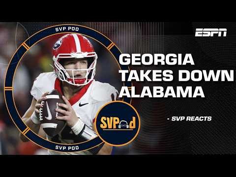 ‘Number 1 team in the country!’ SVP REACTS to Georgia’s ‘violent’ win over Alabama | SVPod