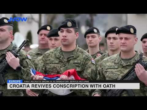 Croatia revives conscription with oath