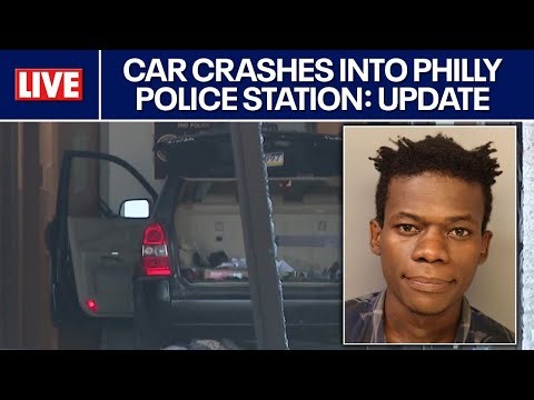 LIVE UPDATE 🔴 Car crashes into Philadelphia police station