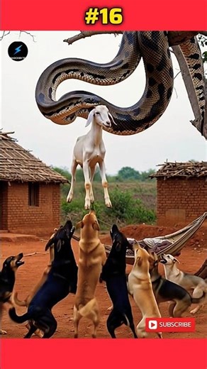 “Massive Python Hanging From Tree With Goat | Unbelievable Scene!”