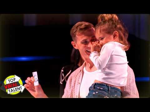 Father & Daughter Blow Simon Cowell's Mind With A Heartfelt Magic Audition!