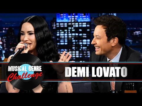 Musical Genre Challenge with Demi Lovato (Extended) | The Tonight Show Starring Jimmy Fallon