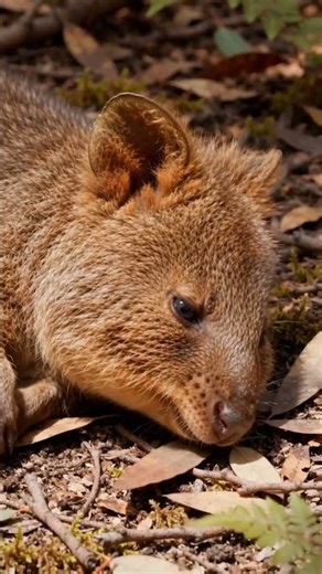 The quokka survives on islands 🐾 #quokka #happiestanimal #wildlife #australia #animalfact
