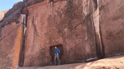 Exploring ancient megalithic Amaru Muru in Peru with Jimmy of Bright Insight