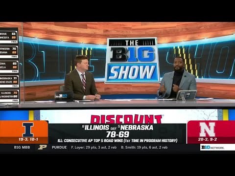 Highlights & Analysis: Illinois Tops Nebraska in Top 10 Clash | Big Ten Basketball