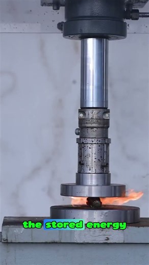 What Happens When You Crush a Battery? #shorts #science #explosion