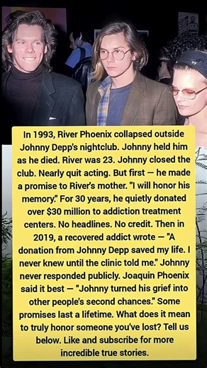 Johnny Depp & River Phoenix: A Lifelong Promise That Turned Grief Into Hope