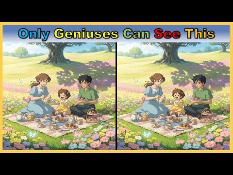 【Spot the Difference | Brain Health】 Memory & Focus Training Puzzle | Dementia Prevention