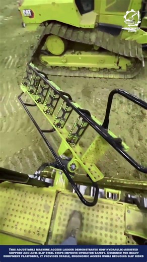 Hydraulic Adjustable Machine Access Ladder