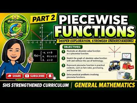 Part 2 Life in Pieces: Exploring Real-World Scenarios through Piecewise Functions