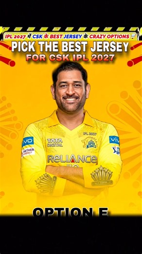 IPL 2027 CSK DANGEROUS JERSEY CRAZY OPTIONS🤯