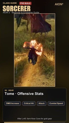 AION 2 Sorcerer Guide | Fire Mark, Blaze Combo, Stats & PvE Build