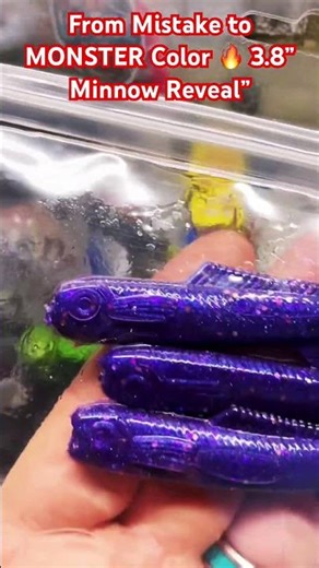 From Mistake to MONSTER Color 🔥 3.8” Minnow Reveal”