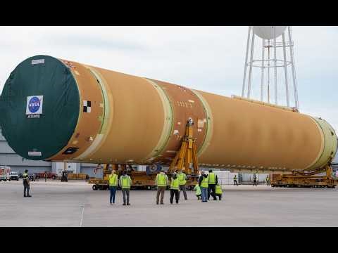 NASA Rolls out Core Stage for Next Moon Mission, Artemis III
