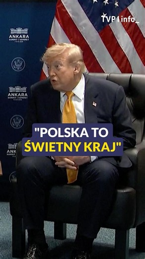Trump to Poles: You have a president who is doing a great job #politics #poland #usa #shorts