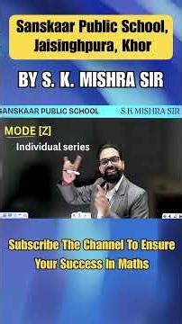 MODE (Z) Statistics Class 10 | Most Important Board Questions | Score Full Marks 🔥 | S.K. Mishra Sir