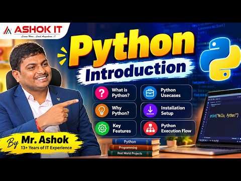 Day - 01 : Python Introduction | What is Python, Why Python, Use Cases, Features & Execution Flow