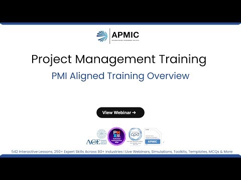 Advanced Project Management Institute (APMIC) Overview | PMI & PMBOK Aligned Training