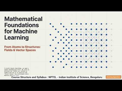 Lec 2 Fields, Vector Spaces. The Math Behind The Machines