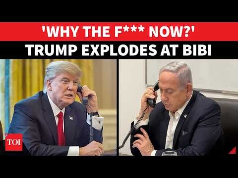 'WHY THE F* DID YOU ATTACK?': Furious Trump Humiliates Netanyahu Over Beirut Strike | WATCH