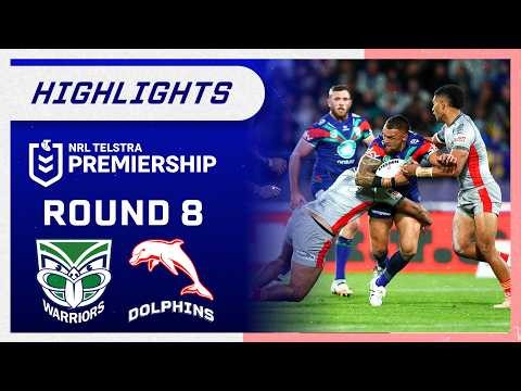 NRL Highlights: Warriors v Dolphins - Round 8 | NRL on Nine