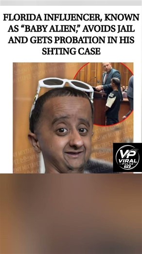 Florida influencer Baby Alien avoids jail time! ⚖️🌴#shorts #viral
