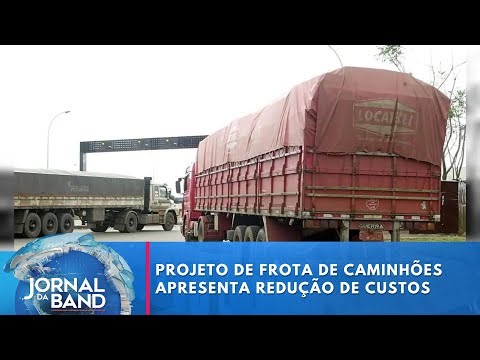 Projeto para renovar a frota de caminhões prevê custos mais baixos | Jornal da Band