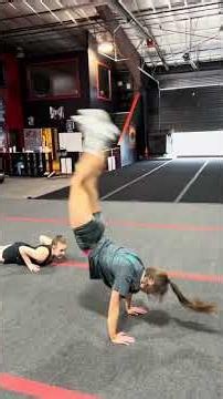 Montana Turns Up #Training #Cheerleading #Gymnastics