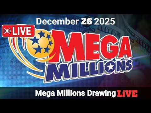 Mega Millions 12/26/25, Mega Millions Drawing Live, Mega Millions Lottery #megamillionsdrawing