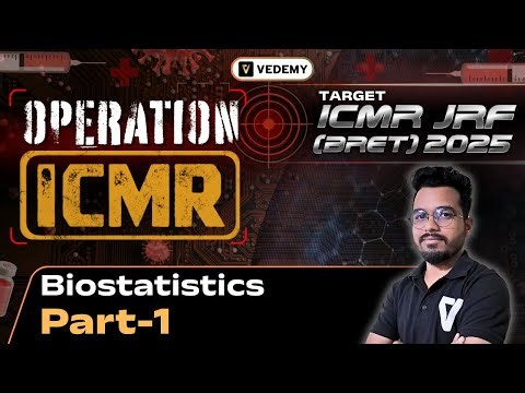 Operation ICMR DHR-BRET 2025 | Biostatistics | Part -1|Ajay Namdeo|Biostatistics se Darr Khatam! 😎 |