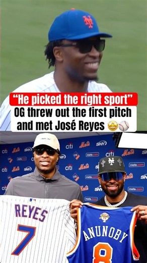 OG Anunoby had an epic time at Citi Field 🔥