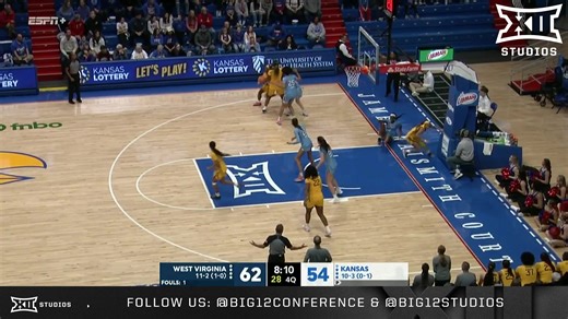 Gia Cooke drops 24 🔥 Highlights vs. Kansas 🎥 #Big12WBB | WVU Women's Basketball | Big 12 Conference