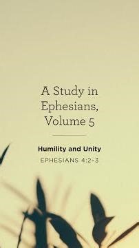 Sermon: "Humility and Unity"