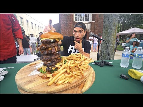 THIS BURGER CHALLENGE KICKED MY A$$, & YOU WILL SEE WHY! Joel Hansen