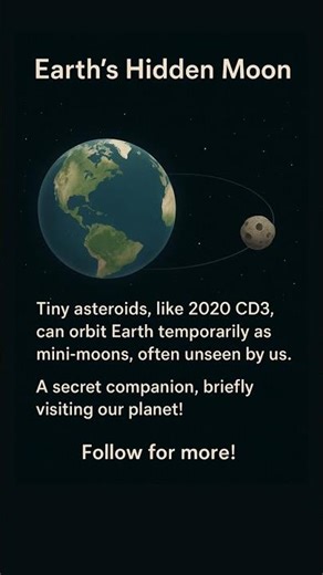Earth Has a Secret Second Moon #earthfacts #facts