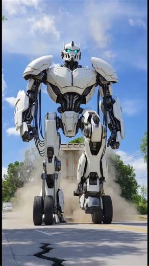 3 Giant Transformer Robots March to Battle! Orange Leader in the Center 🤖🔥