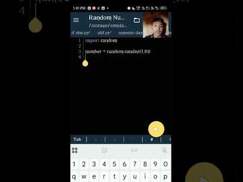 Random Numbers Python Tutorial ✨