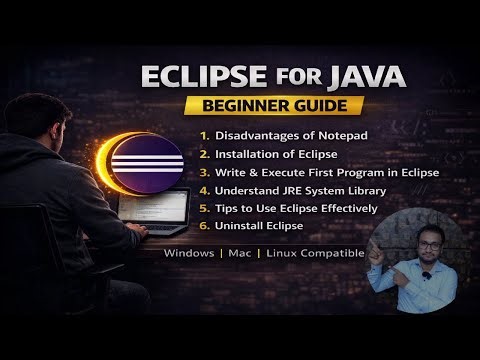 Eclipse for Java Beginners | Installation, First Program & Complete Guide