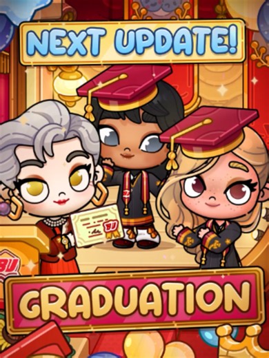 The Beacon University GRADUATION CELEBRATION is coming in the next #AvatarWorld update! 📣 🎓 #pazu