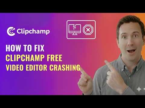 Fix Clipchamp Free Video Editor Crashing | Export Not Working