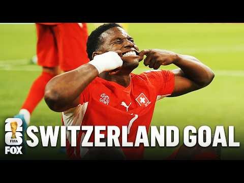 Switzerland Takes EARLY Lead 🚨 Breel Embolo Scores Goal vs Algeria
