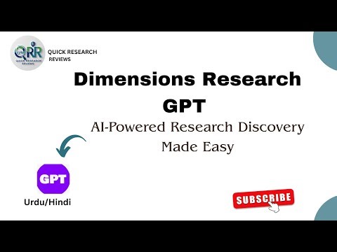 Top FREE Hacks in Dimensions Research GPT Most Researchers Don’t Know (Urdu/Hindi)