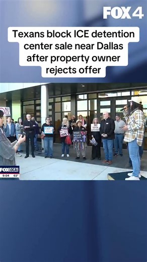 A protest planned ahead of a Hutchins City Council meeting turned into a celebration Monday night after a real estate company said it would not sell or lease a vacant warehouse to the Department of Homeland Security for use as an ICE immigration detention center. Majestic Realty Co. announced it will not sell or lease its vacant Hutchins warehouse to the DHS for use as an ICE detention center. The decision follows weeks of intense local opposition and marks the first public confirmation that the