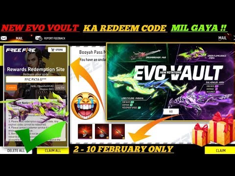 FREE FIRE REDEEM CODE TODAY FEBRUARY REDEEM CODE FREE FIRE | FF REDEEM CODE TODAY 3 FEBRUARY 