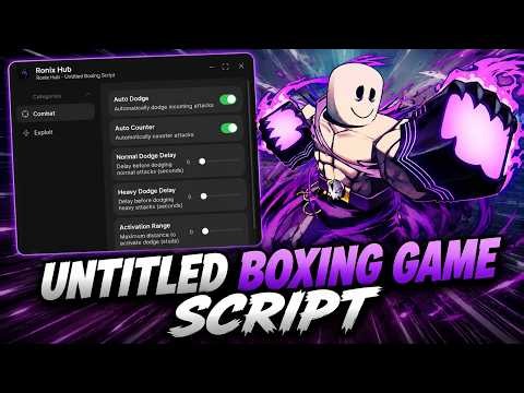 BEST untitled boxing game Script | Auto Dodge, Auto Counter, Godmode... | PC & MOBILE!