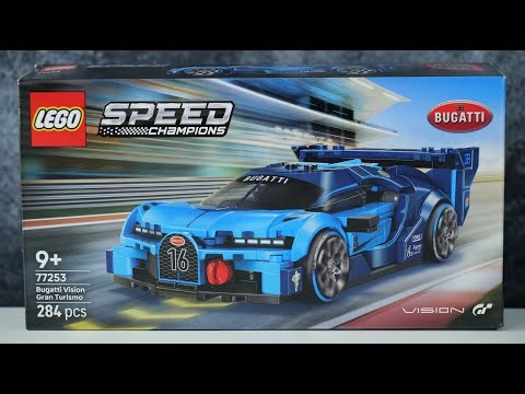LEGO Speed Champions 77253 Bugatti Vision Gran Turismo - LEGO Speed Build Review